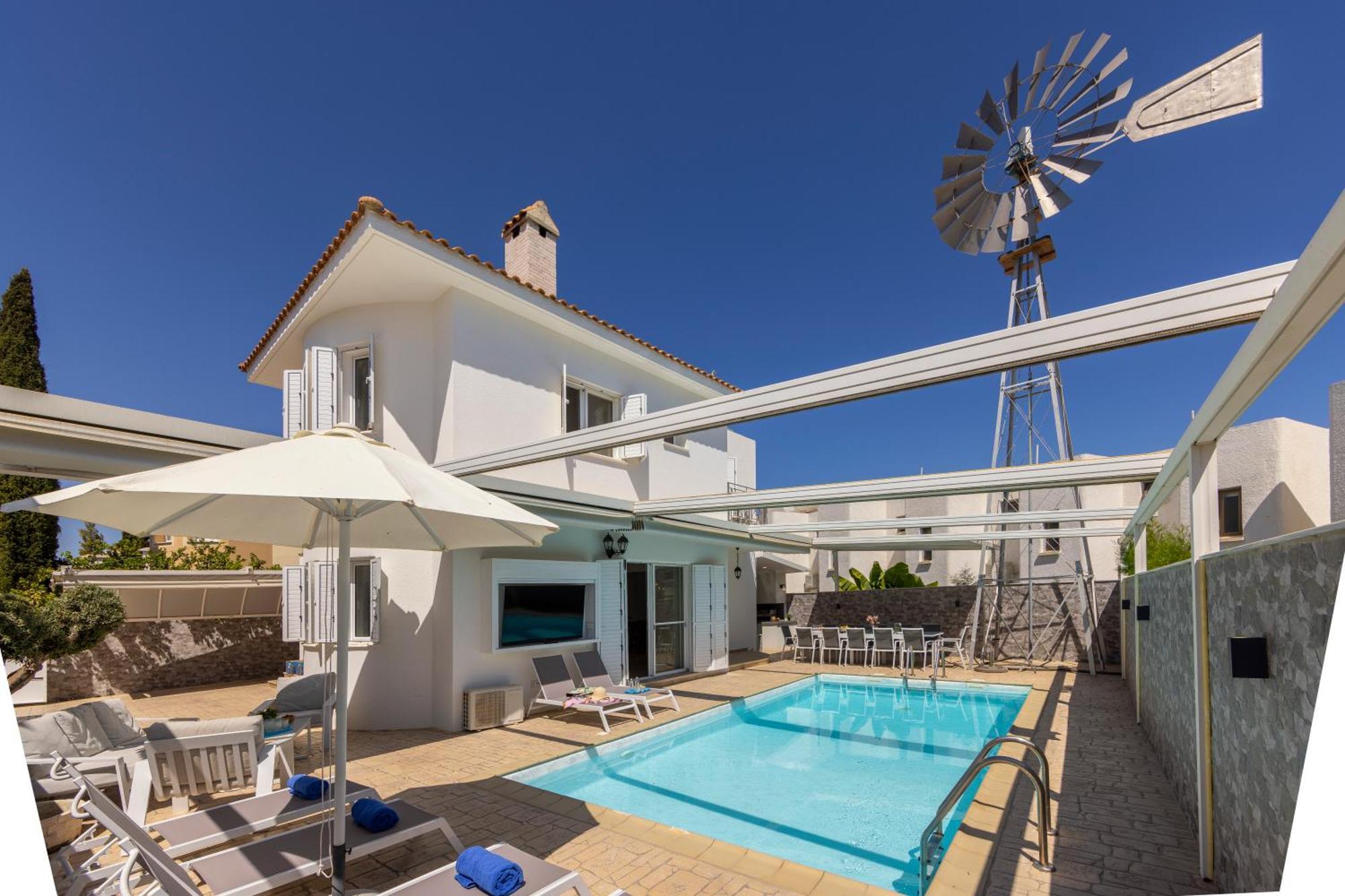 Accomoteleia Crystal Lagoon Villa 普罗塔拉斯 外观 照片